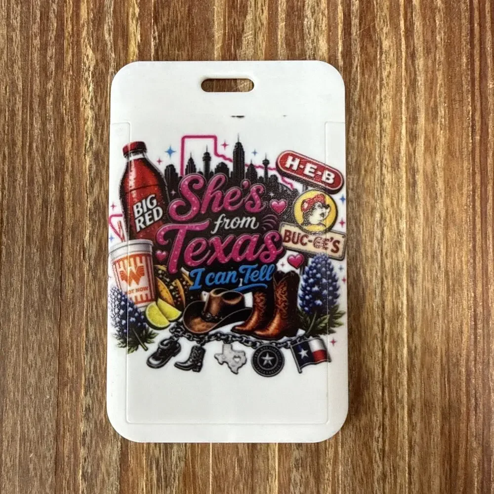 Choosin Texas Badge ID Holder